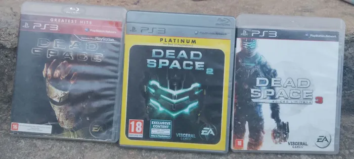 Jogo original PS3 (Dead Space 1 ao 3)