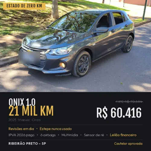 Chevrolet Onix Hatch 1.0 12V Flex Mec. 4P 2025