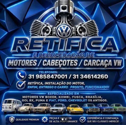 Retífica de motores automotivos 