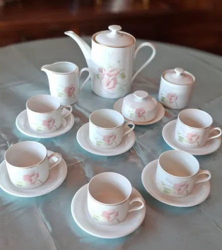Jogo de chá porcelana Schimit