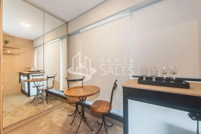 Studio para locação em São Paulo - Santo Amaro: 1 quarto, 1 suíte, 1 banheiro, 25m² de áre