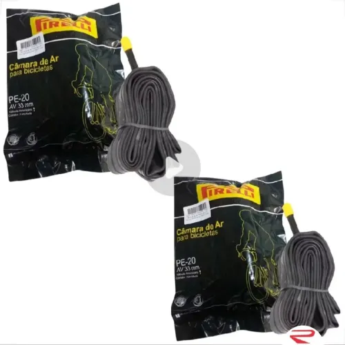 Kit 3 Câmara de ar pirelli aro 20 bico grosso 33mm