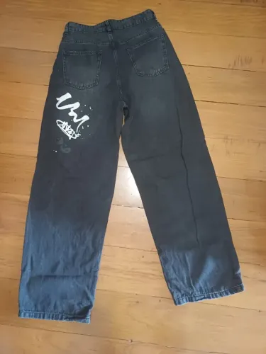 calça baggy renner preta