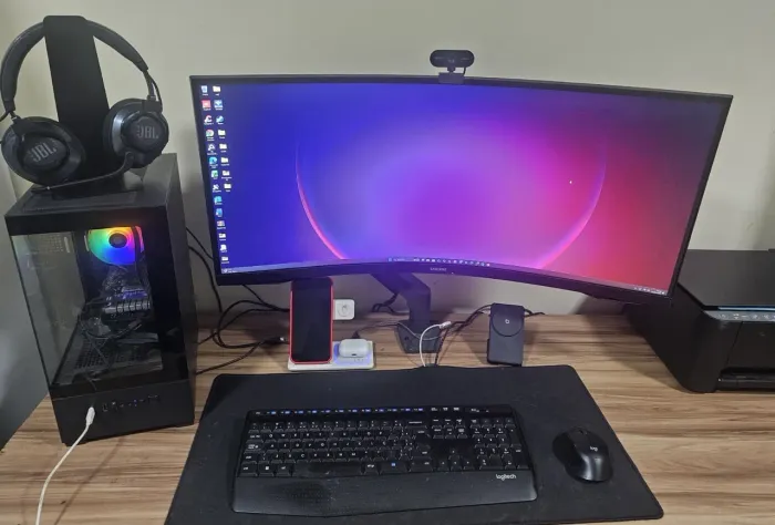 PC Gamer Completo - Alto Desempenho | Monitor Curvo G5 34P 165Hz