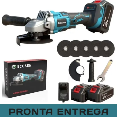 ESMERILHADEIRA/ LIXADEIRA 21V 02 BATERIAS ECOSEN 