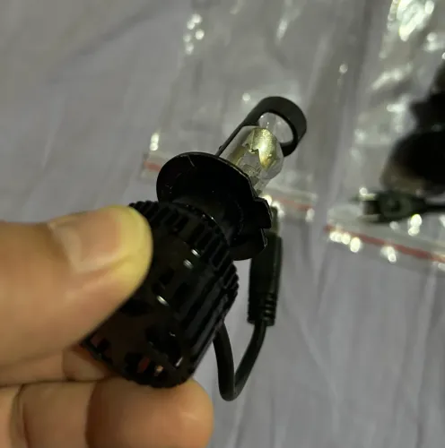Par de lâmpadas de led H7 com projetor 6000k