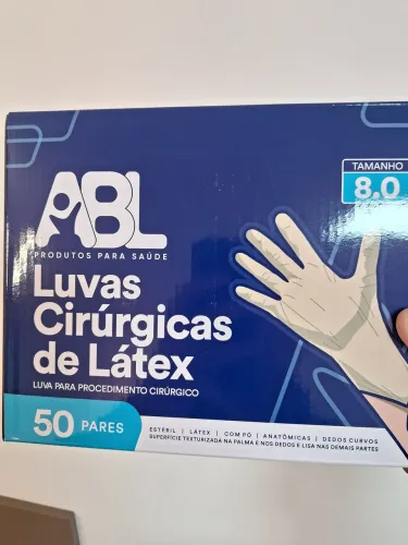 Luvas cirúrgicas 8.0