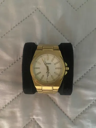 Relógio Orient Dourado e Branco