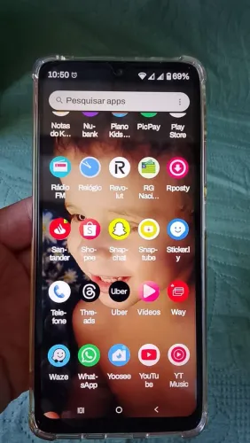 Célula moto G06 semi novo