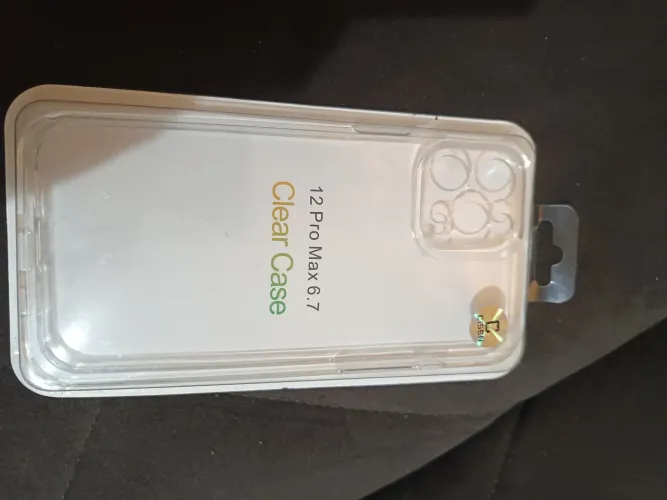 Capa transparente do iPhone 12promax 6.7