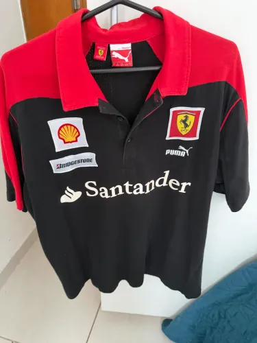 Camisa Polo Puma Ferrari F1 Santander Bridgestone Original
