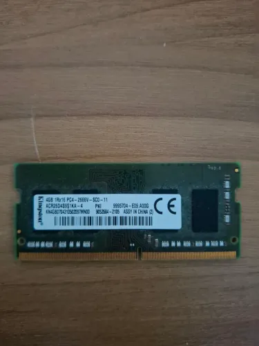 Memória RAM para notebook Kingston 4GB DDR4 2666MHZ