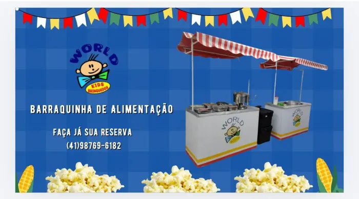 Locação de Cama Elástica, Piscina de bolinha, pipoca,