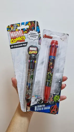 Canetas Super Heroes Avengers Marvel Importada