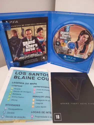 GTA V PS4 com ou sem mapa