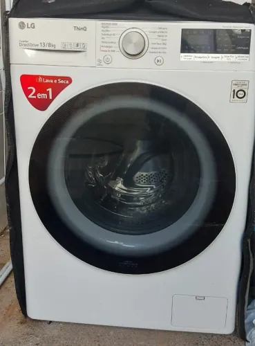 Lava e seca inverter Direct Drive Thinq LG 13 kg (lava) / 8 kg (seca)