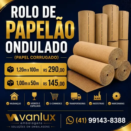Vendo papelão ondulado