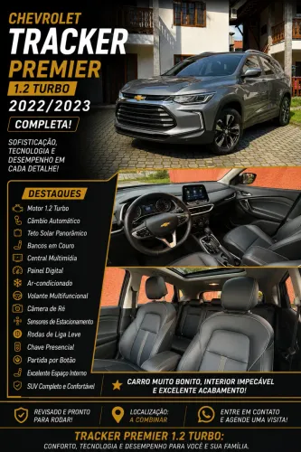 Chevrolet Tracker Premier 1.2 Turbo 12V Flex AUT 2023