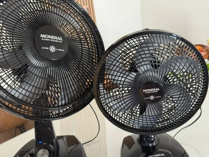 2 ventiladores 110v mondial 