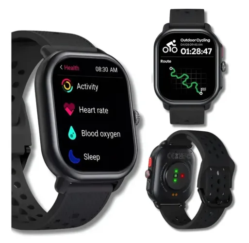 Zeblaze Beyond 3 Pro Smartwatch com GPS Tela AMOLED 2.15" Preto