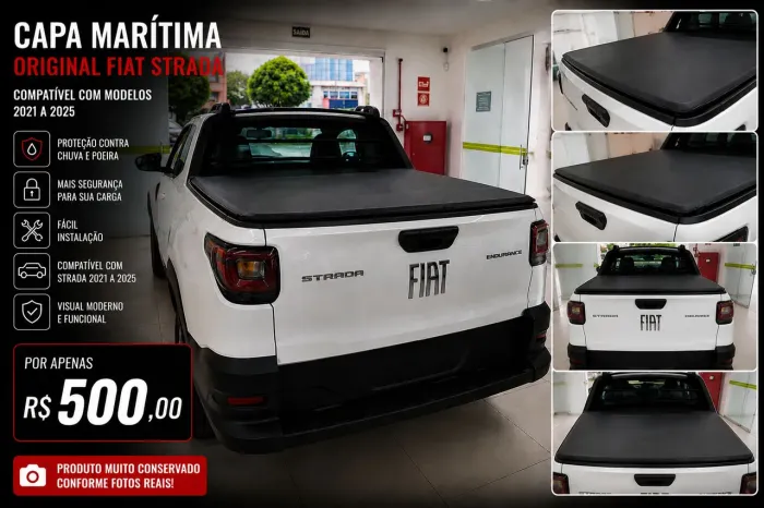 Capa Marítima Fiat Strada Original 2021 2025<br><br>Preço:<br>R$ 500