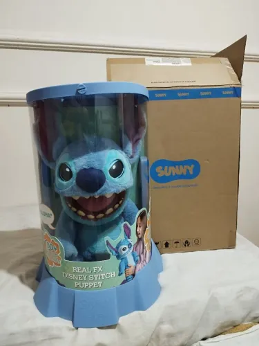 Pelúcia ventríloquo Stitch Disney original 