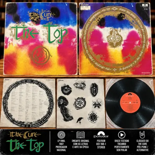 The Cure - The Top LP Vinil 1987 Nacional + Encarte Original