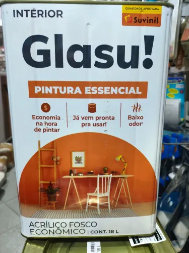 Tinta Suvinil glasu! Pintura essencial.