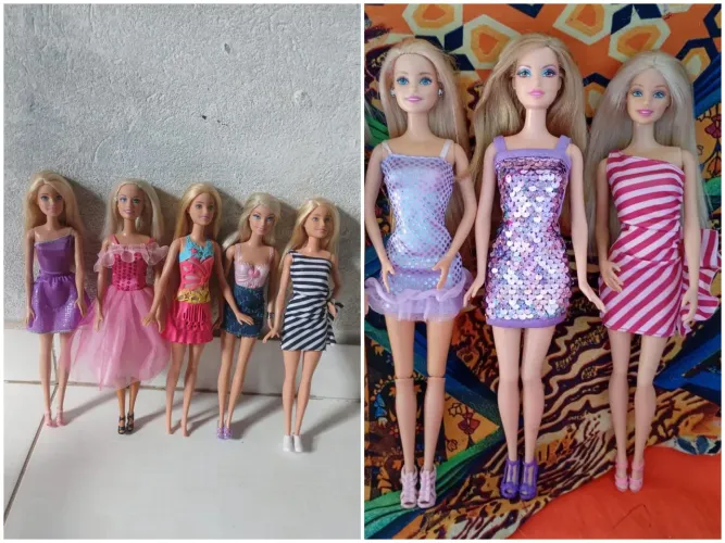 Lote de 8 Barbies lindas 