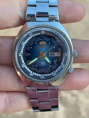Relógio orient world diver