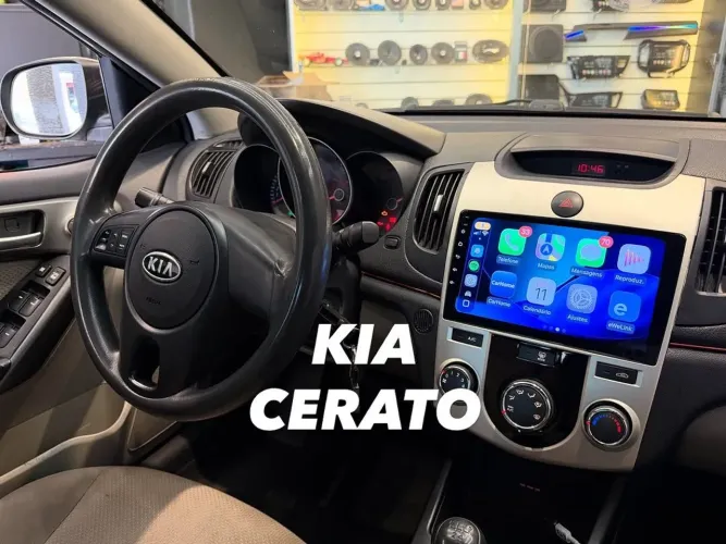 Multimídia kia cerato 9 polegadas Carplay sem fio Android auto 