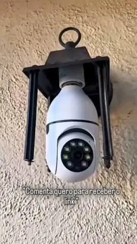 Câmera Lâmpada 360° IP: obs PAGUE SO NA ENTREGA 