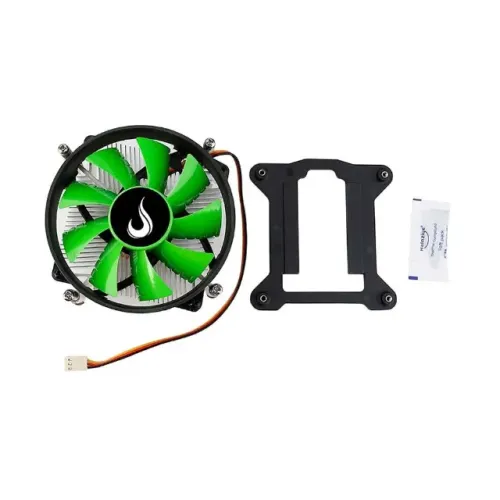 Air Cooler Gamer Rise Mode X4, Intel, 90mm, Preto e Verde - RM-ACX-04-BG