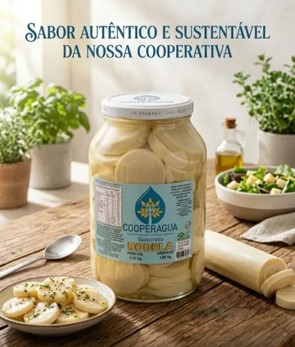 Palmito Pupunha Rodela 3,15kg