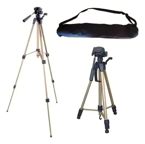 Tripé Greika WT-3730 com Cabeça 3<br><br>Vias | Câmera DSLR<br><br>/vídeo