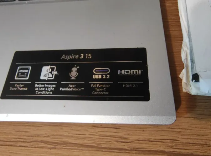 Notebook Acer Aspire 3 15