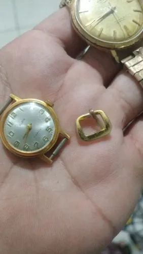Relogio feminino slava manual pequeno banhado