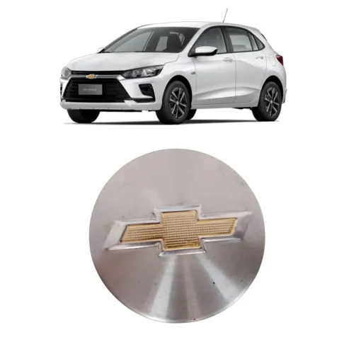Calotinha Central Roda Chevrolet Onix Hatch 1.0 Turbo 20/23