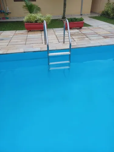 Escada inox para piscina 