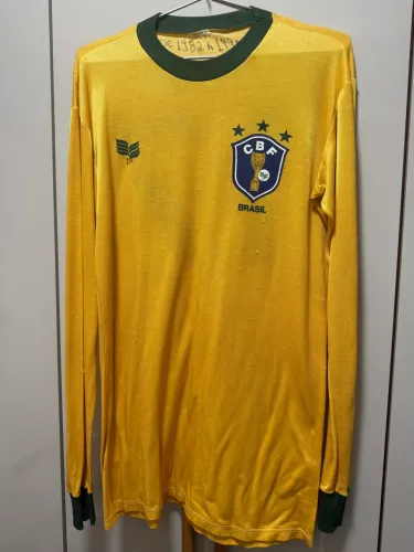 Camisa oficial 1982 de jogo da Seleção Brasileira