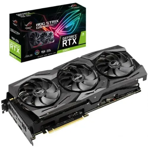 RTX 2080 Ti Rog Strix, 11GB, 352Bit, *Analiso troca em placa inferior com volta.
