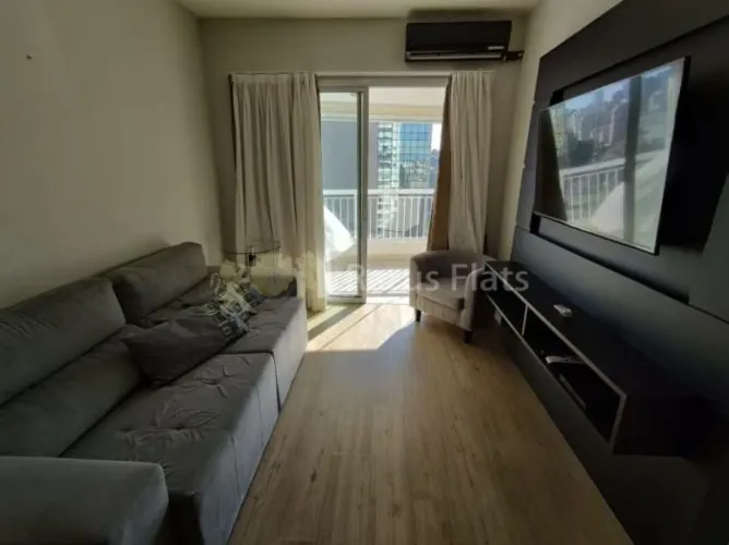 Flat para locação no Brooklin - Edifício Mandarim - Cód. OSP03451