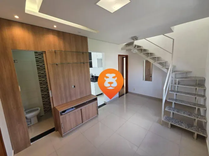 Cobertura com 2 dormitórios para alugar, 155 m² por R$ 4.062,15/mês - Santa Tereza - Belo