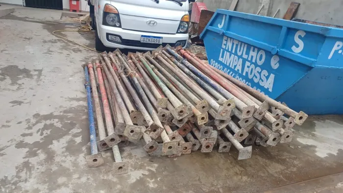 Aluguel de escoras metálicas 