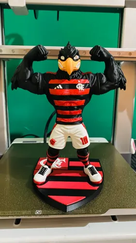 Mascote do flamengo em 3D