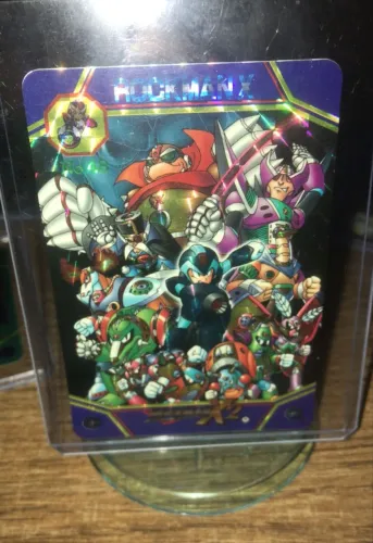 MEGA MAN X2 CARDASS TCG HOLOGRAFICA CAPCOM BANDAI 1994 JAPAN Very Rare No.48