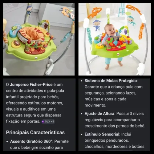 JUMPIRRO FLOESTA TROPICAL FISCHER PRICE