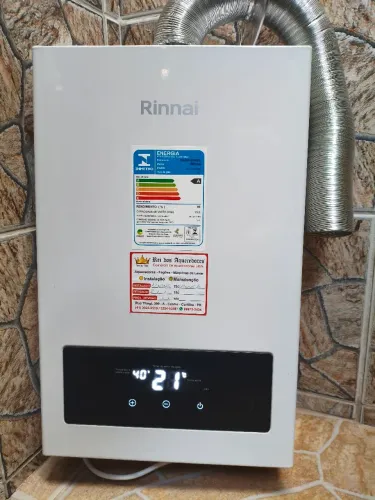 Aquecedor digital a gás Rinnai REU-E151 FEH 15 litros