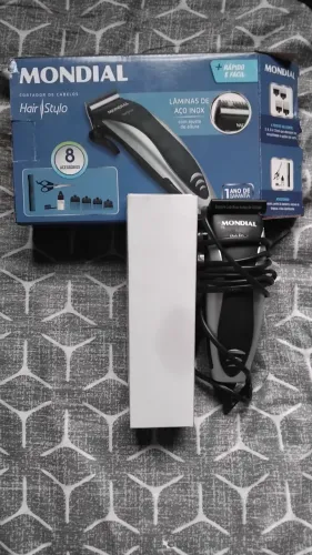 Vendo máquina de cabelo mondial, nova ligada uma única vez para teste!