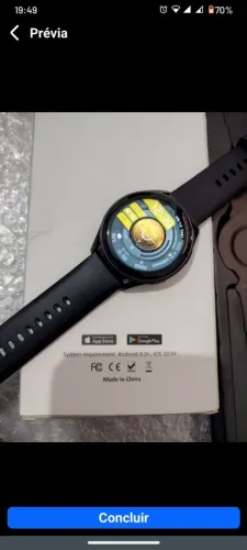 Smartwatch super barato relógio faz e receber ligações